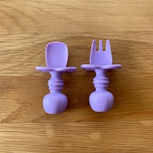 Like new Bumkins Silicone Chewtensils, Lilac